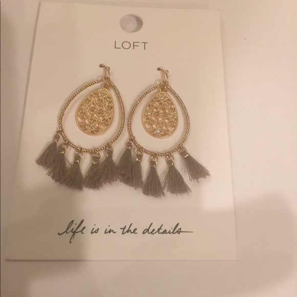 Loft Filigree tassel drop earring - Picture 5 of 7